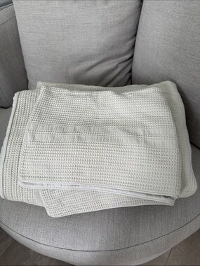 Boll & Branch NEW Dream Duvet Cover & Sham Queen Size $489 MSRP